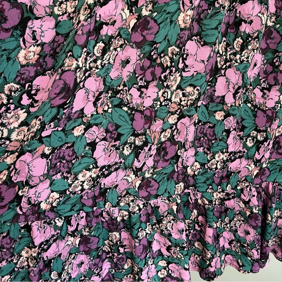 Brand new & Other Stories Lavender Turquoise Floral Mini Dress - Picture 13 of 15